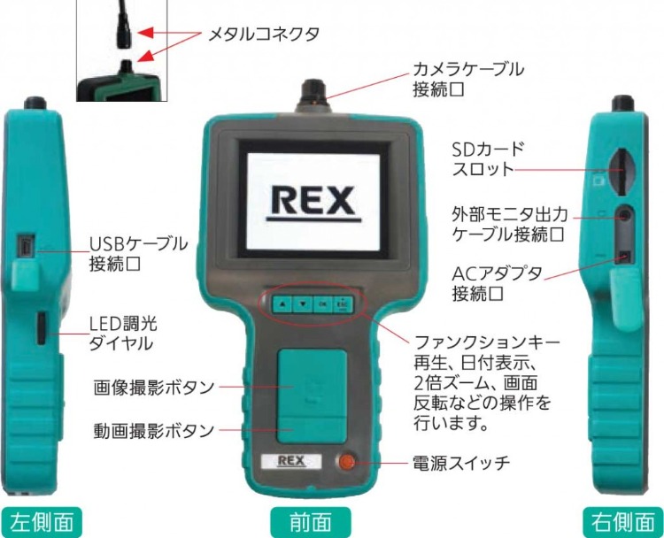 モニタ本体は取り外し自由