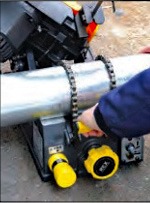 チェーン自動巻取り