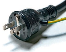 3P可倒式電源プラグ